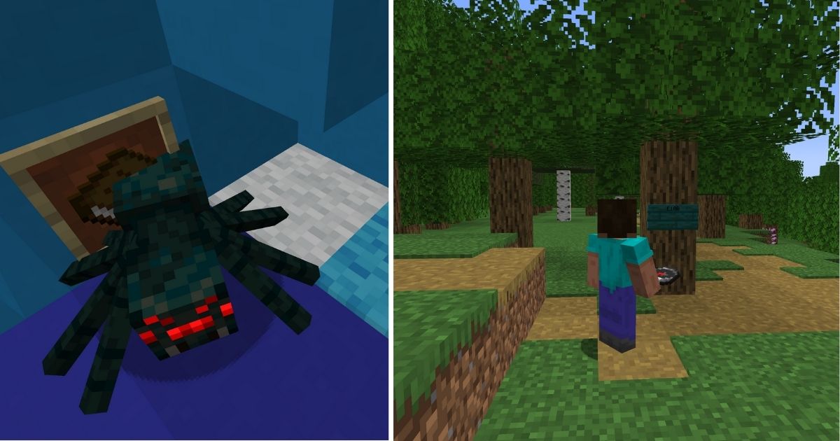 Fun details in a Minecraft research site. 